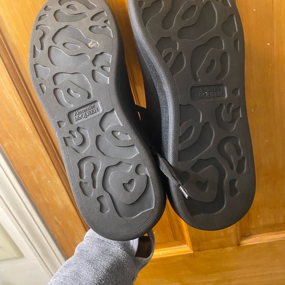 ALEXANDER MCQUEEN Runway leather and suede platform trainers/ shoes - Picture 7 of 8